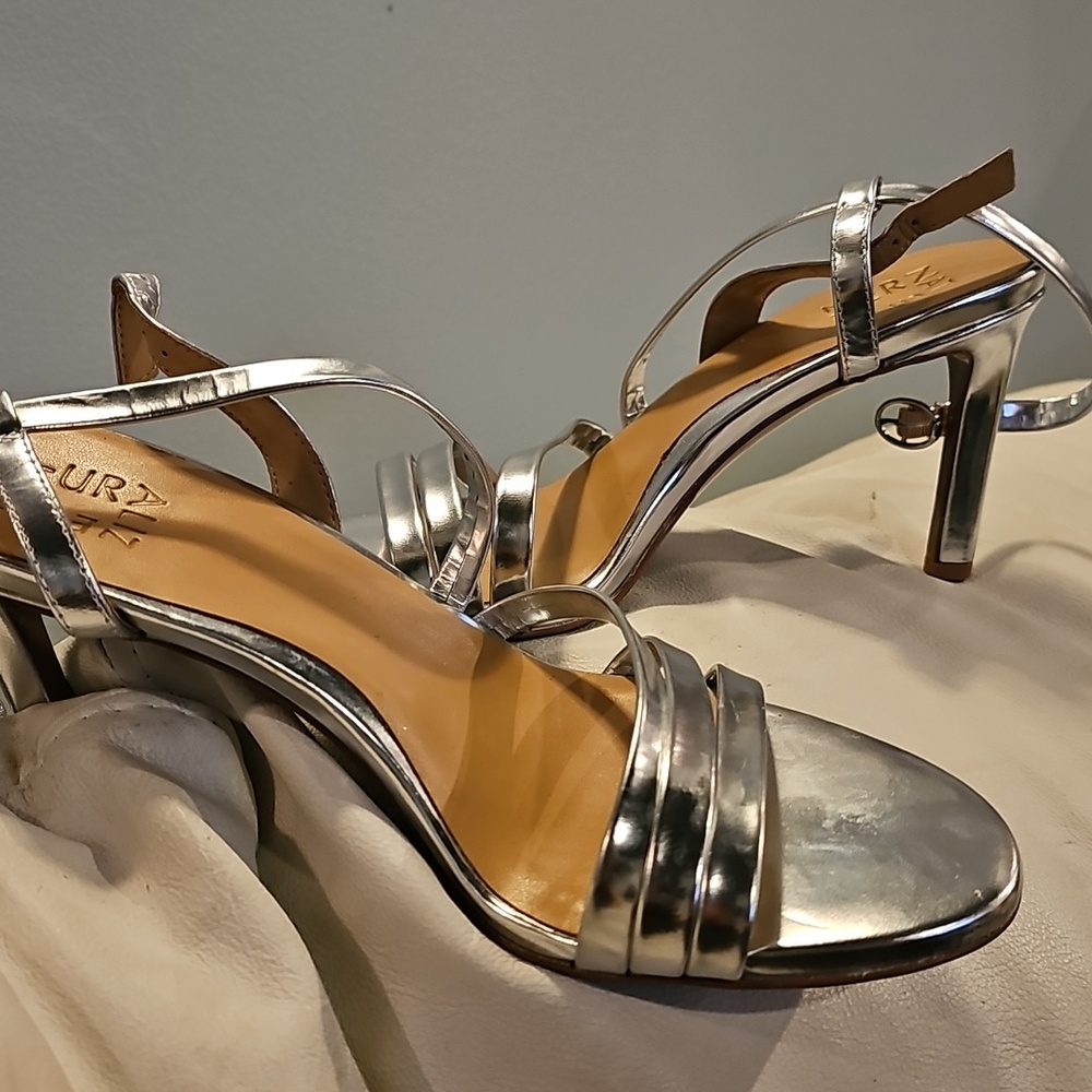 Naturalizer Metallic Strappy Heels